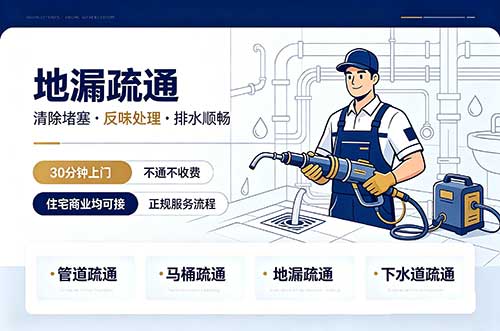 乐平地漏疏通