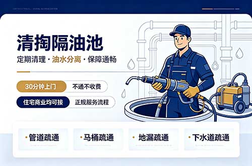 乐平清掏隔油池